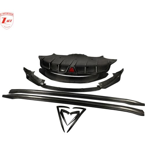 Z-ART for Tesla model 3 carbon fiber body kit model 3 carbon fiber aerokit for Tesla 3 carbon fiber aerodynamic kit tuning kit