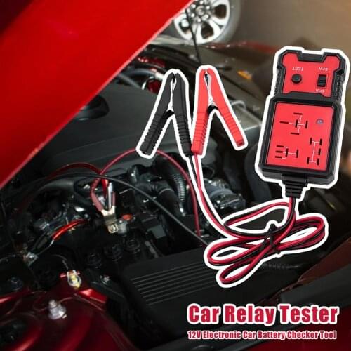 12V Car Electronic Automotive Relay Tester 4 Pin 5 Pin Universal Car Accessories Auto Battery Diagnostic Tool Care Maintenance