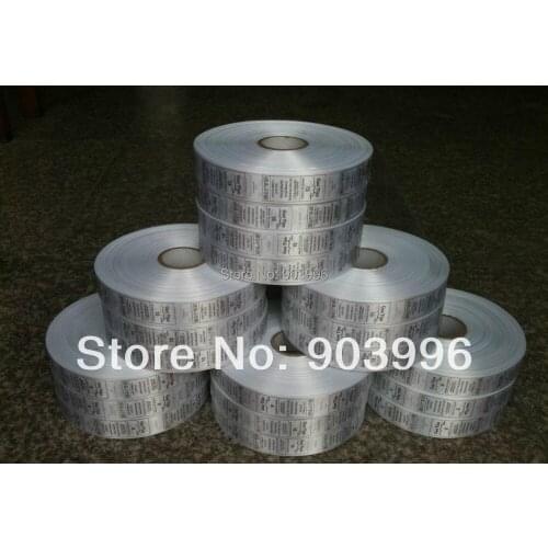 Free shipping Beverage Labels Printing in Rolling Waterproof