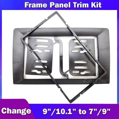 CarBar 9 10.1 inch to 7 9 inch Double Two 2 Din Universal Car Android Radio Fascia Dash Dashboard Frame Panel Trim Kit Stereo