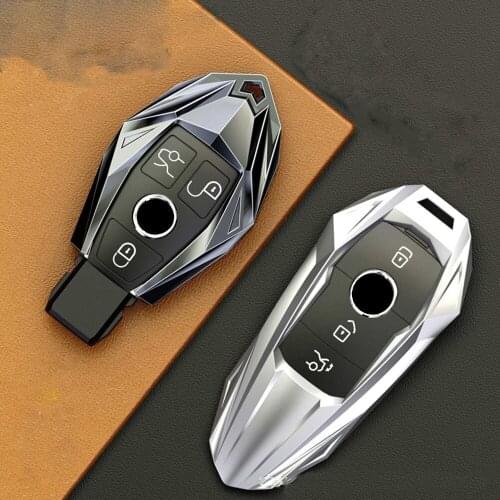 Car Key Fob Case Cover For Mercedes Benz E C Class W204 W212 W176 GLC CLA GLA Car Accessories