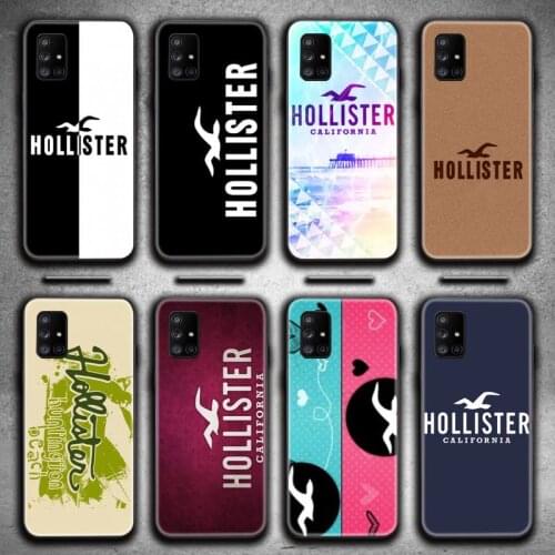 Clothing HOLLISTER Phone Case For Samsung Galaxy A21S A01 A11 A31 A81 A10 A20E A30 A40 A50 A70 A80 A71 A51