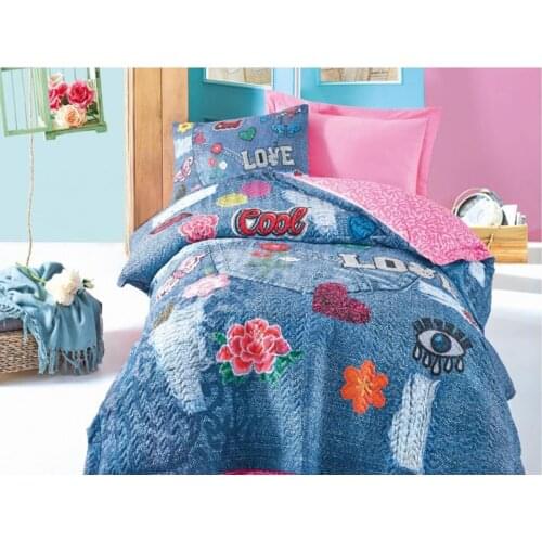 Cotton Box Young Ranforce Complete Set of Air Kelly Pink Single