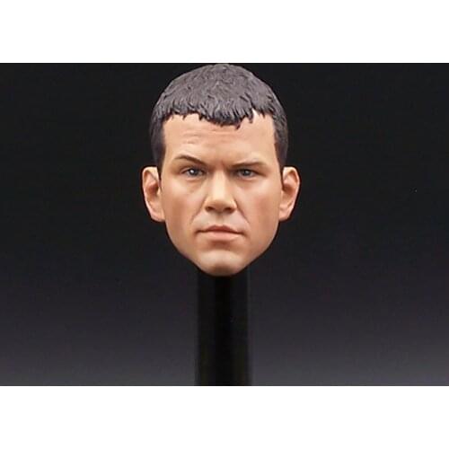 1/6 ScaleThe Bourne Identity Bourne Matt Damon Youth short hair Head Sculpt Headplay for 12" Action Figure Body