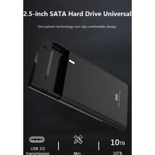 DM HD006 2.5 inch SATA External HDD Enclosure Hard Drive Case Micro B Port SSD Box for Windows7/ 8/10/Mac Os/Linux