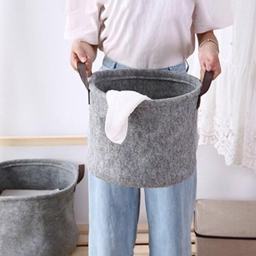 Laundry Bag laundry Basket Laundry wash bags Felt cloth dirty clothes basket storage baskets Clothes Baskets for bathroom