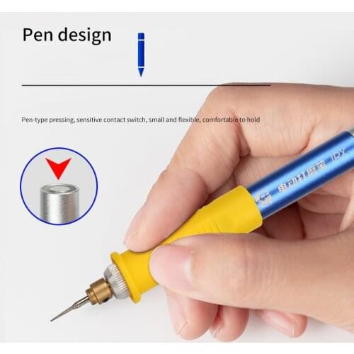 Mechanic Rechargeable Mini Electric Grinder Engraving Pen IC Chip Grinding Pen Mobile Phone CPU NAND Flash Cutting Remove Tool