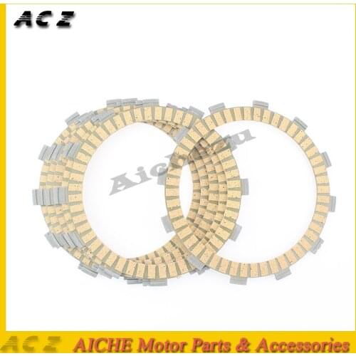 ACZ Motorcycle 6Pcs Engine Parts Clutch Friction Plates Paper-Based Clutch Frictions Plate Kit For YAMAHA XV400 XV 400 1989-1994