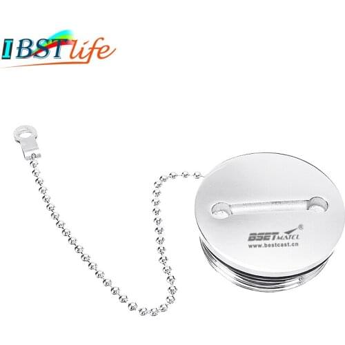1.5 inch Marine Grade Stainless Steel Deck fill filler Cap Fuel Water with rubber gasket Sealing Boat Replacement Accessories