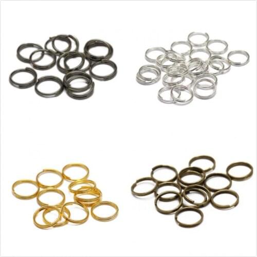 25pcs 30 mm Open Jump Rings Double Loops Gold Color Split Rings Connectors For Jewelry Making