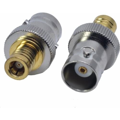 2pcs New Aadapter BNC Female jack to SMB Female jack RF Adapter Connector