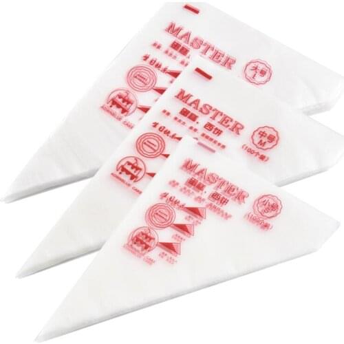 50PCs/set Disposable Pastry Bags Cake Decoration Kitchen Icing Food Preparation Bags Cup Cake Piping Tools For Baking