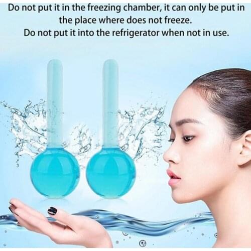 Beauty Ice Hockey Crystal Ball Cooling For Face and Massage Eye Q8I3