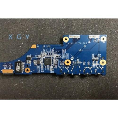 Original FOR Clevo P370em NIC small board audio small board SD small board 6-71-p37e8-d03 100% test OK