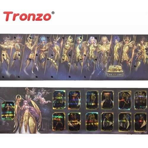 Tronzo Original Saint Seiya 30th Anniversary Limited Shining Card Hangzhou Event Exclusive Gold Saint Figure Card Memory Toys