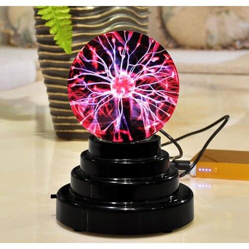 Plasma Lamp Novelty Touch Sensor Night Light Magic Childrens Ball Lamp LED Crystal Bedroom Nightlight Birthday Christmas Gifts