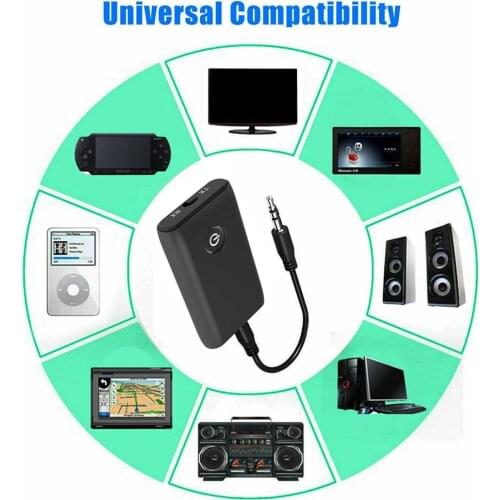 LS B10S Bluetooth 5.0 Bluetooth transmitter receiver two in one 3.5MM computer TV speaker is suitable