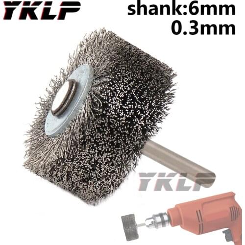50mm Steel Wire Wheel Brushes For Metal Rust Removal Polishing Brush Steel Cutting Rotary Brush For Mini Drill Rotary Tool