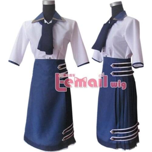 Sucker Punch Baby Doll Jacket Scarf Sailor Dress Skirt Cosplay Costume Full Suit Halloween Carnival costume