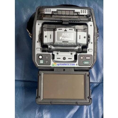 DHL Free shipping Latest 90S fusion splicer with CT-50 fiber cleaver Newest 90S welding machine fiber welder Multi-languages