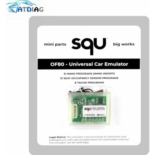 Universal Emulator For Car Airbag SQU OF80 OF68 Automotriz Immo Off Tacho Seat Occupancy Sensor Programs For Benz For BMW