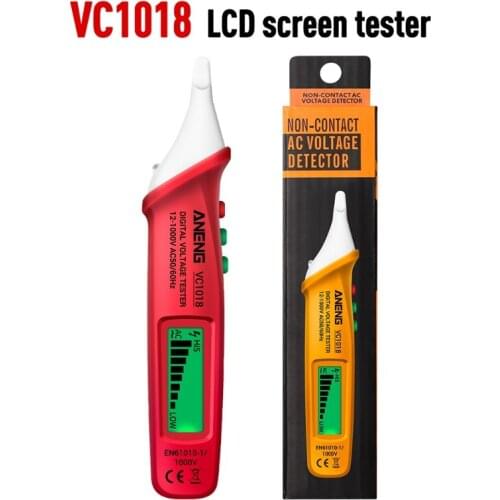 VC1018 Electric Tester Pen Digital Intelligent AC Voltage Meter 1000V Voltmeter Buzzer Detector For Electric Tool