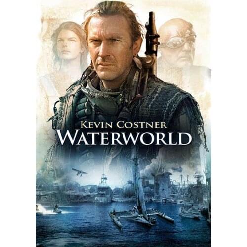 Waterworld Movie Art print Silk poster Home Wall Decor