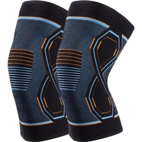 1pc Outdoor Sports Knitted Knee Pads Cycling Running Fitness Summer Knitted Knee Pads Breathable