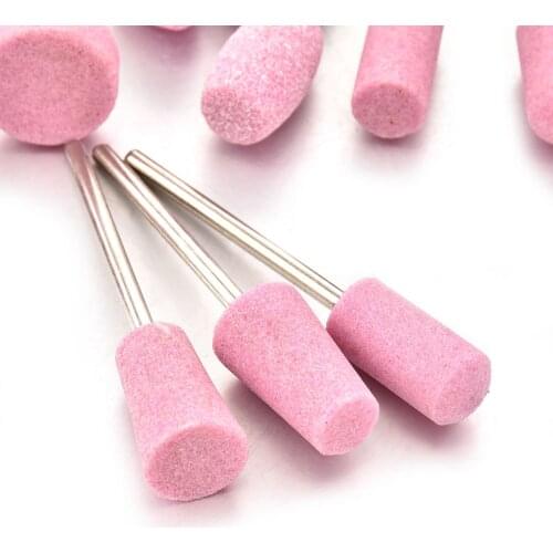 12 Pcs/set Nail Polishing Machine Applicable 2.35 Grinding Head Cutters for Manicure Nail Tools Set Flint Quartz Grinding Wheel