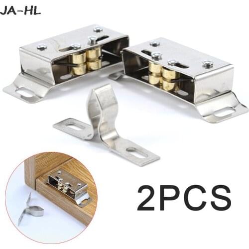 2PCS Stainless Steel Catch Stopper Cabinet Catch for Cupboard Cabinet Kitchen