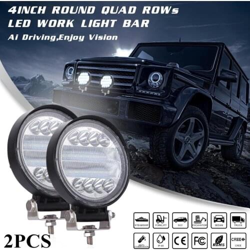 2pcs led work light bar 72W led light bar 4x4 accessories off road fog light for truck ATV UTV led bar offroad 12V 24V car light