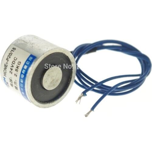 24VDC 2.5kg 5.5LB 20mm Holding Electromagnet Lift Solenoid