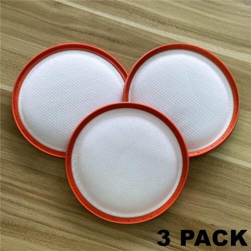 3 Pack Washable Vacuum CleaneRound HV Filter Cotton HEPA filters elements for Midea C3-L148B C3-L143B VC14A1-VC 146mm