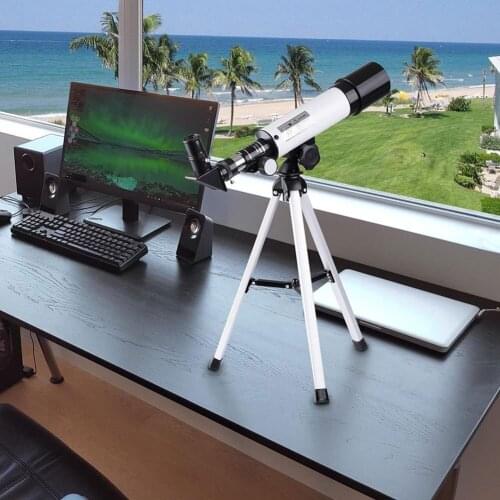360x50mm Astronomical Telescope Tube Optical Refractor Outdoor Monocular Spotting Scope + Aluminum Tripod Binocolo Telescopio
