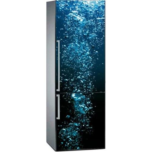 3D Fridge Sticker Refrigerator Deep Water Dishwasher Door Cover Kitchen Home Decoration Accessories Modern 3d Wall Stickers