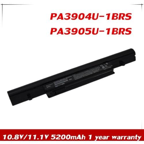 7XINbox 10.8V 5200mAh PA3904U-1BRS PA3905U-1BRS Battery For Toshiba PABAS245 PABAS246 Dynabook R751 R752 Satellite R850 R950