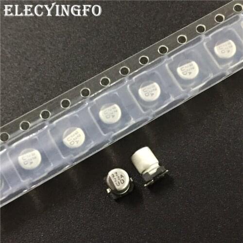 10pcs 22uF 10V NICHICON UD series 4x5.8mm 10V22uF Low Impedance Chip type SMD Aluminum Electrolytic Capacitor