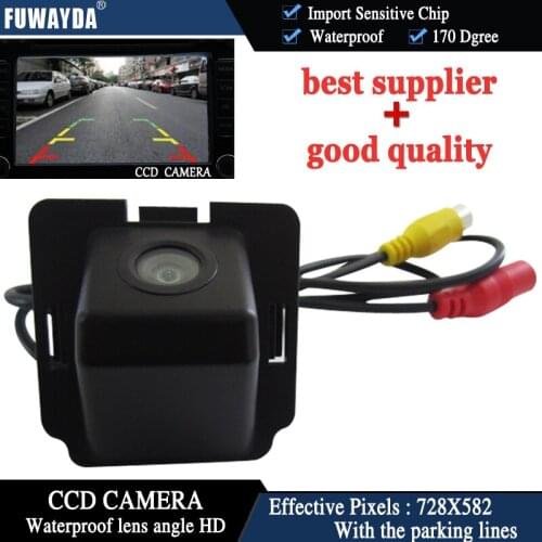 FUWAYDA CAR REAR VIEW REVERSE BACK CCD/WITH REFERENCE LINE/170 DEGREE/WATERPROOF/NIGHT VISION CAMERA FOR MITSUBISHI OUTLANDER HD