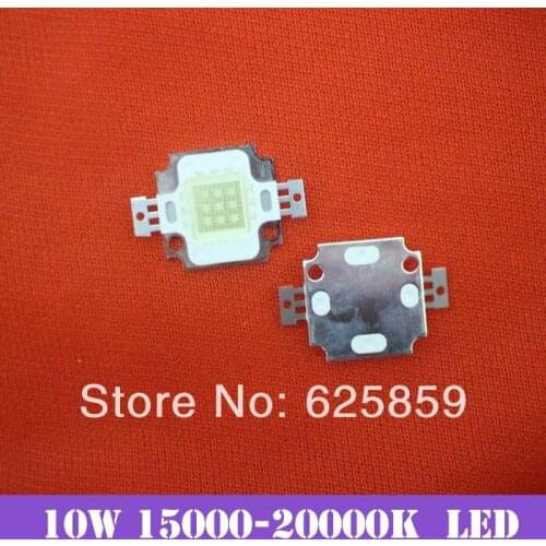 Free shipping 10pcs 10W LED Cold White 15000-20000k High Power 950LM LED For DIY