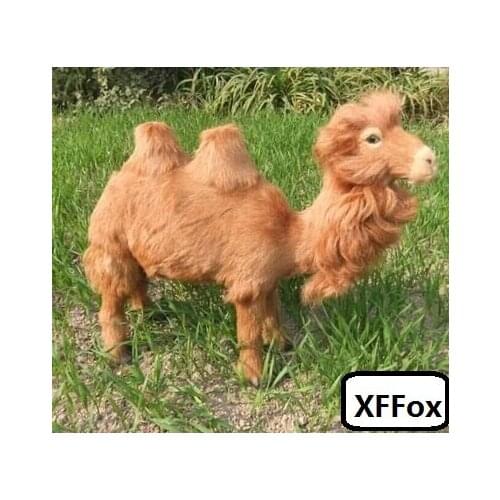 Big simulation camel model polyethylene&furs new real life camel doll gift 45x36cm xf2241