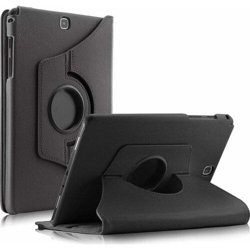 360 Degree Rotating PU Leather Flip Cover Case For Samsung Galaxy Tab A 9.7 SM-T550 T551 SM-T555 T550 TabA 9.7 Tablet Case Glass