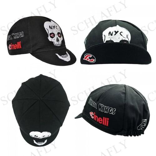 Black Cycling Caps Retro Classical Cycling Caps red Caps Black Cycling Hat Schlafly