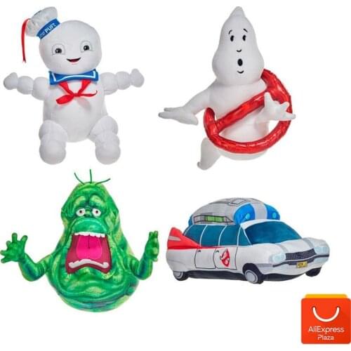 Ghostbusters 32CM, Callidac Miller-Meteor ECTO-1, Slimer, Marshmallow Man, mythical movie Ghostbusters Logo