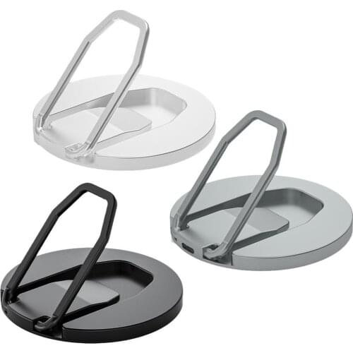 Magnetic Base Bracket For IPhone 12 Pro Max Mini Huawei Xiaomi Socket Pad for magsafe Phone Ring Pad Charge Holder