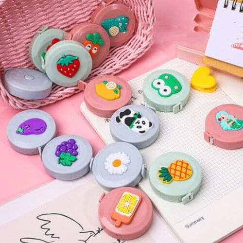 Cute Mini Tape Measure Fun Cartoon Portable Tape Measure Multifunctional Measuring Tool Measurements Leather Tape Measure