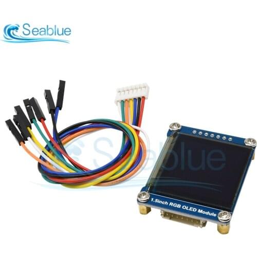 1.5 inch 1.5" RGB OLED Screen Display Expanding Board Module 128X128 SSD1351 SPI I2C IIC For Arduino Raspberry Pi STM32
