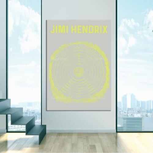 Jimi Hendrix - Music Poster -Art Print Home Minimalism Bedroom Decoration Canvas Painting Modern Home Decor Posters Unique Gift