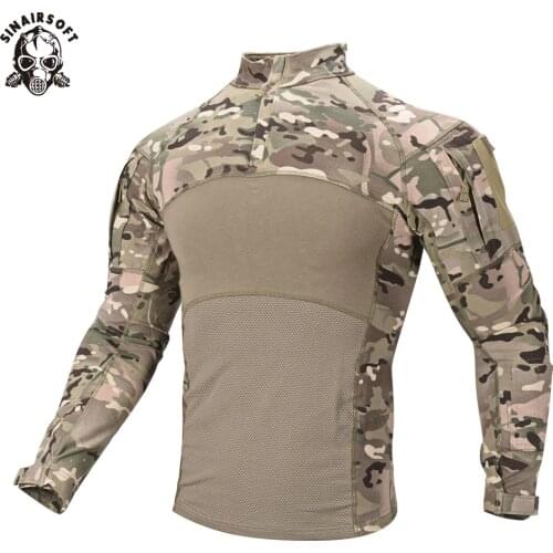 New Men Combat Shirts Proven Tactical Clothing Military Uniform CP Camouflage Airsoft Hunting Army Suit Breathable Work Clothes