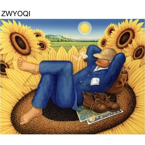 DIY3D Diamond painting sunflower Full Square Diamond embroidery Cross stitch tobacco pipe painter Full Round Diamond mosaic shoe