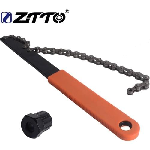 ZTTO High Quality Bicycle Freewheel Turner Chain Whip Cassette Sprocket Remover Tool Kit Freewheel Repair Tools Freewheel Tool